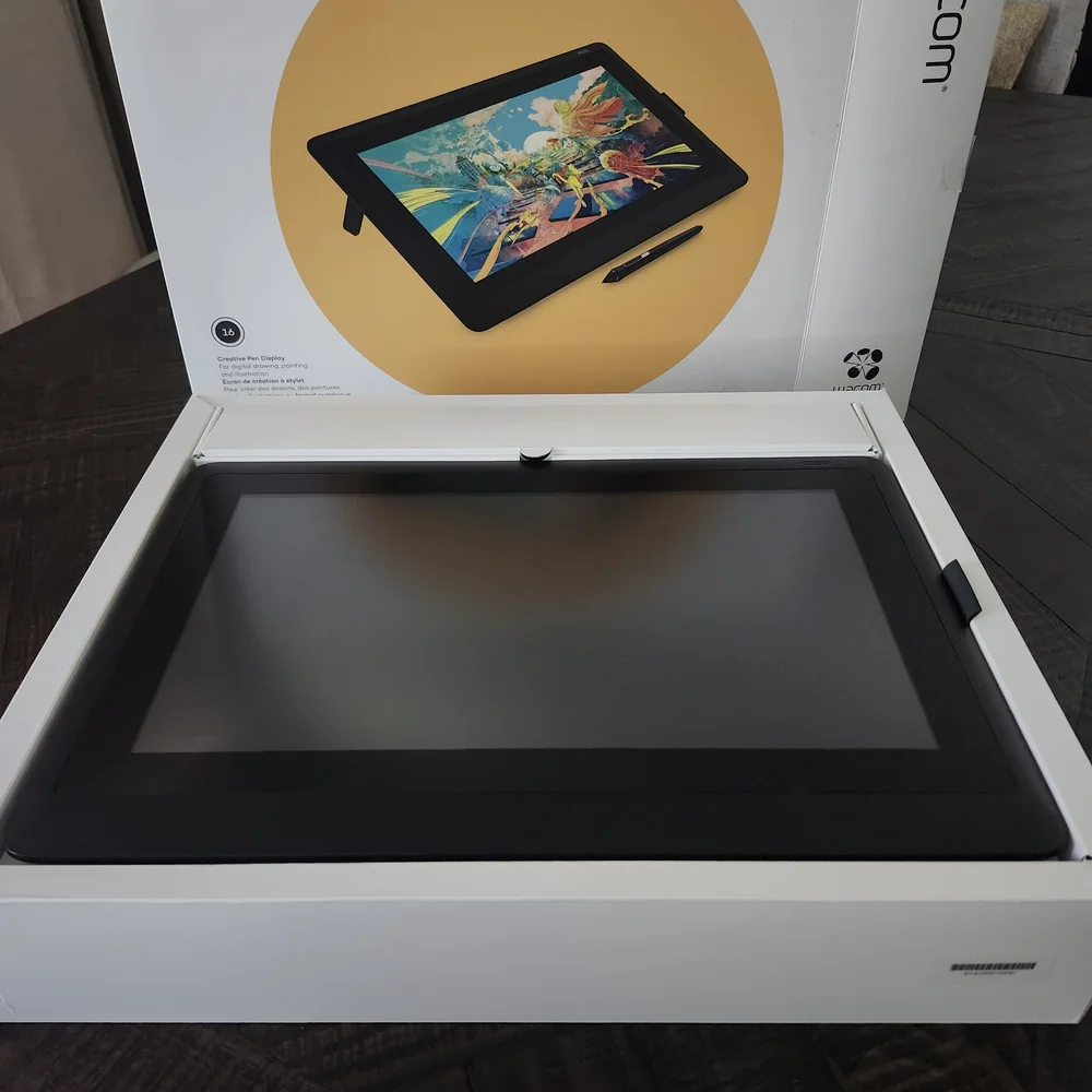 Black Tablet with Stylus